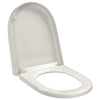 Vidaxl toiletbril soft-close met quick-release ontwerp vierkant wit