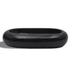 Vidaxl Washbasin, ceramica, ovale, nero