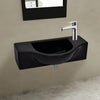 Vidaxl Washbasin con Crane Hole Black Ceramic