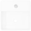 Vidaxl Washbasin con buco gru bianco ceramico