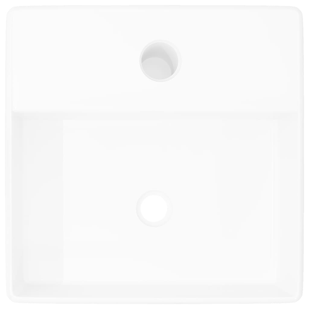 Vidaxl Washbasin con buco gru bianco ceramico