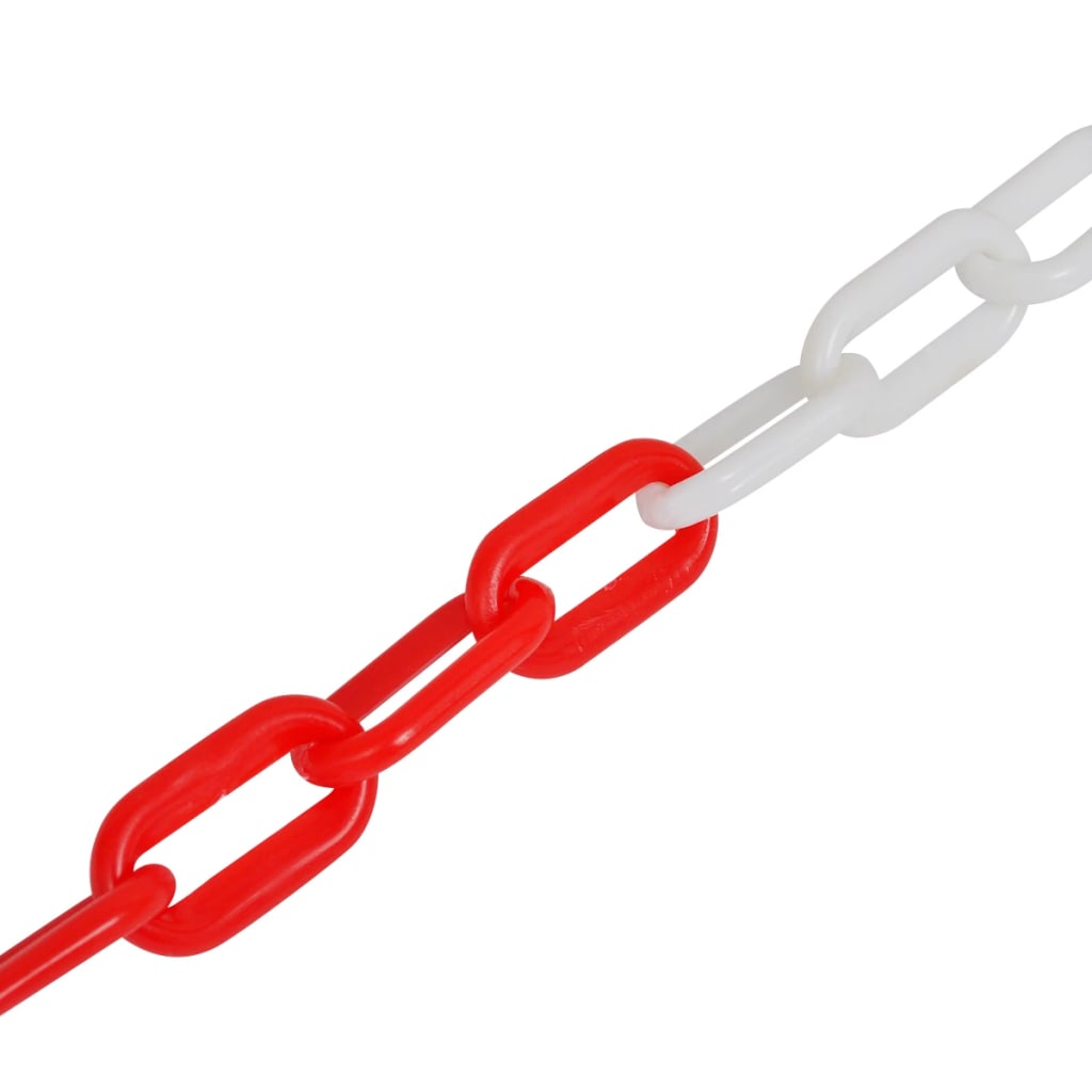 Vidaxl Chain Post Set con cadena de plástico 10 m