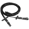 Vidaxl Bridle in pelle con nastro combinato, redini e bit Black Pony