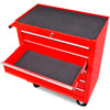 Vidaxl Tool Trolley 5 cassetti rosso