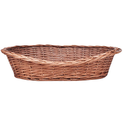 Vidaxl hondenmand huisdierenbed 50 cm natuurlijk wilgen