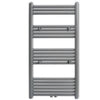 Portavalo asciugamano Vidaxl dritta 600x1160 mm grigio