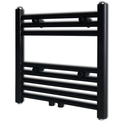 Vidaxl radiator handdoekenrek recht 480x480 mm zwart