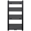 Vidaxl radiator handdoekenrek recht 600x1160 mm zwart