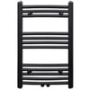Vidaxl Radiator Toalla rejilla doblada 500x764 mm Negro