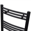Vidaxl Radiator Toalla rejilla doblada 500x764 mm Negro