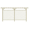 Vidaxl Garden Fence con legno e legno di pergola