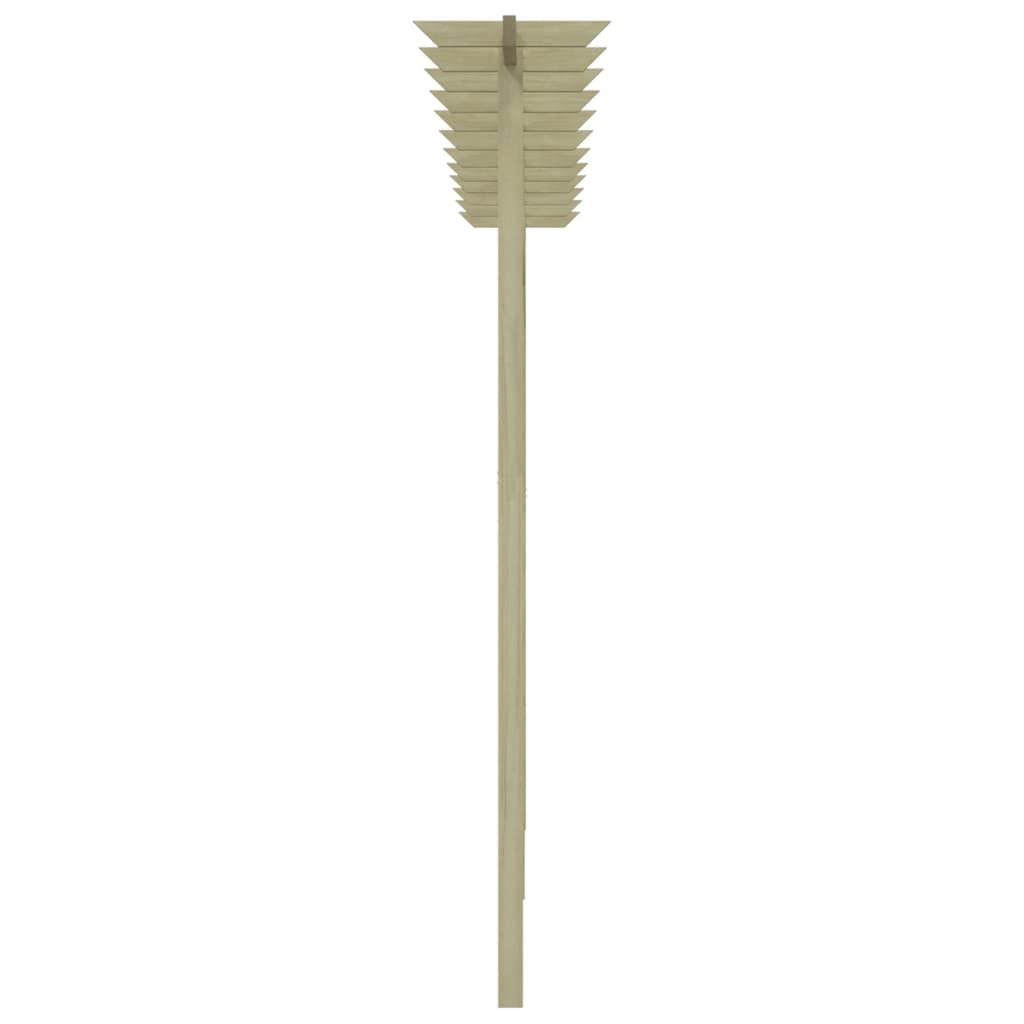 Vidaxl Garden Fence con legno e legno di pergola