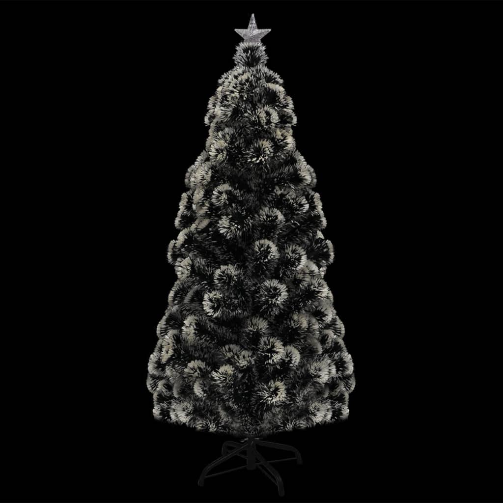 Albero di Natale Vidaxl con LED e fibra ottica standard da 210 cm