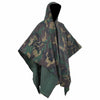 Poncho de lluvia VidaXL para acampar senderismo ejército camuflaje impermeable