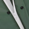VidaXL impermeable largo resistente al agua muy resistente con capucha verde l