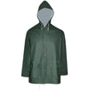 VidaXL Traje de lluvia de dos piezas resistente al agua con capucha verde xl