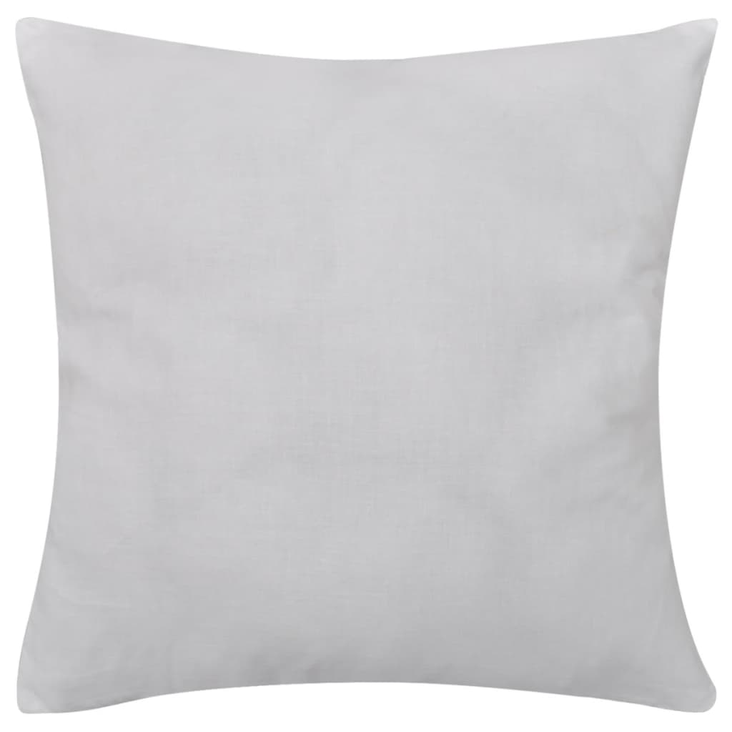 Vidaxl Cushion Covers Cotton 50 x 50 cm bianco 4 pezzi
