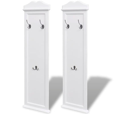 Vidaxl Racks White 2 PCS