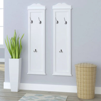 Vidaxl Racks White 2 PCS