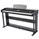 Vidaxl Piano digitale con pedali 88 tasti neri