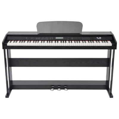 Vidaxl Piano digitale con pedali 88 tasti neri