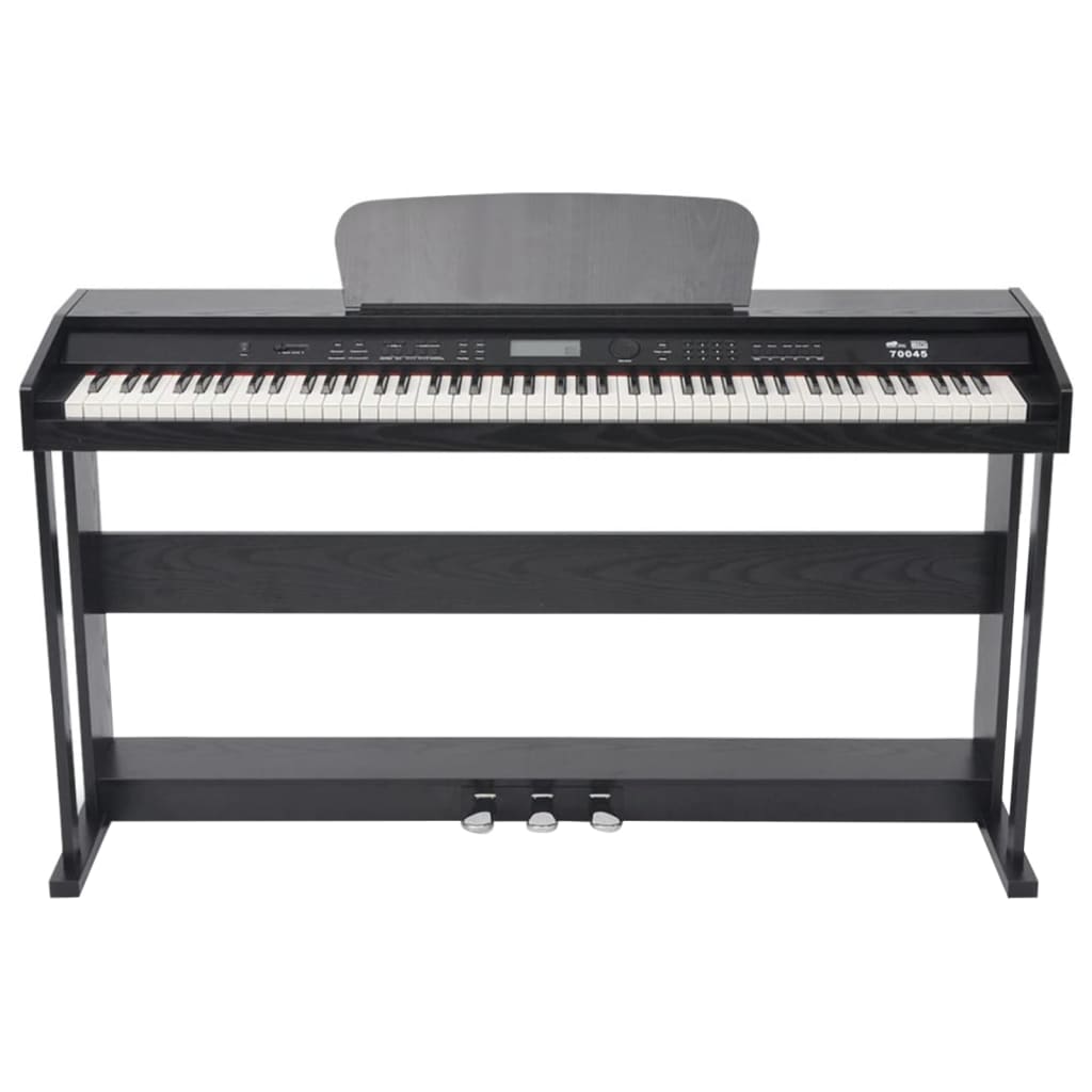 Vidaxl Piano digitale con pedali 88 tasti neri