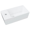 Vidaxl Washbasin 48x25x15 cm de cerámica blanca