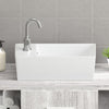 Vidaxl Washbasin 48x25x15 cm de cerámica blanca