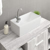 Vidaxl Washbasin 48x25x15 cm de cerámica blanca