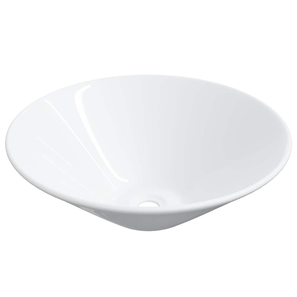 Vidaxl Watens 2 PCS 42x42x14 CM Ceramic White