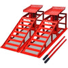 Vidaxl AutorPurrency Ramps 2 St Steel Red