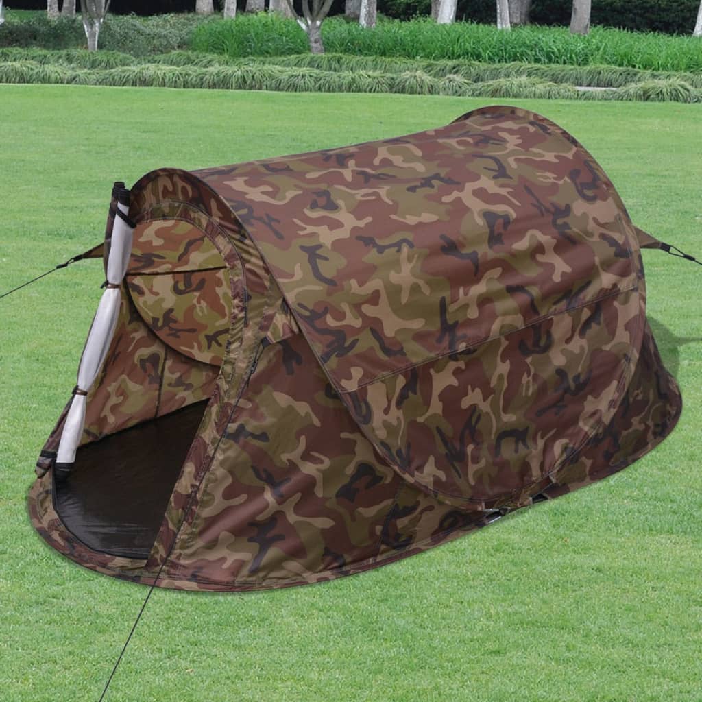 Vidaxl Tent Pop-Up Camuflage de 2 personas