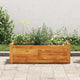 Plantador Vidaxl recaudado 76x27.6x25 cm Acaciahout