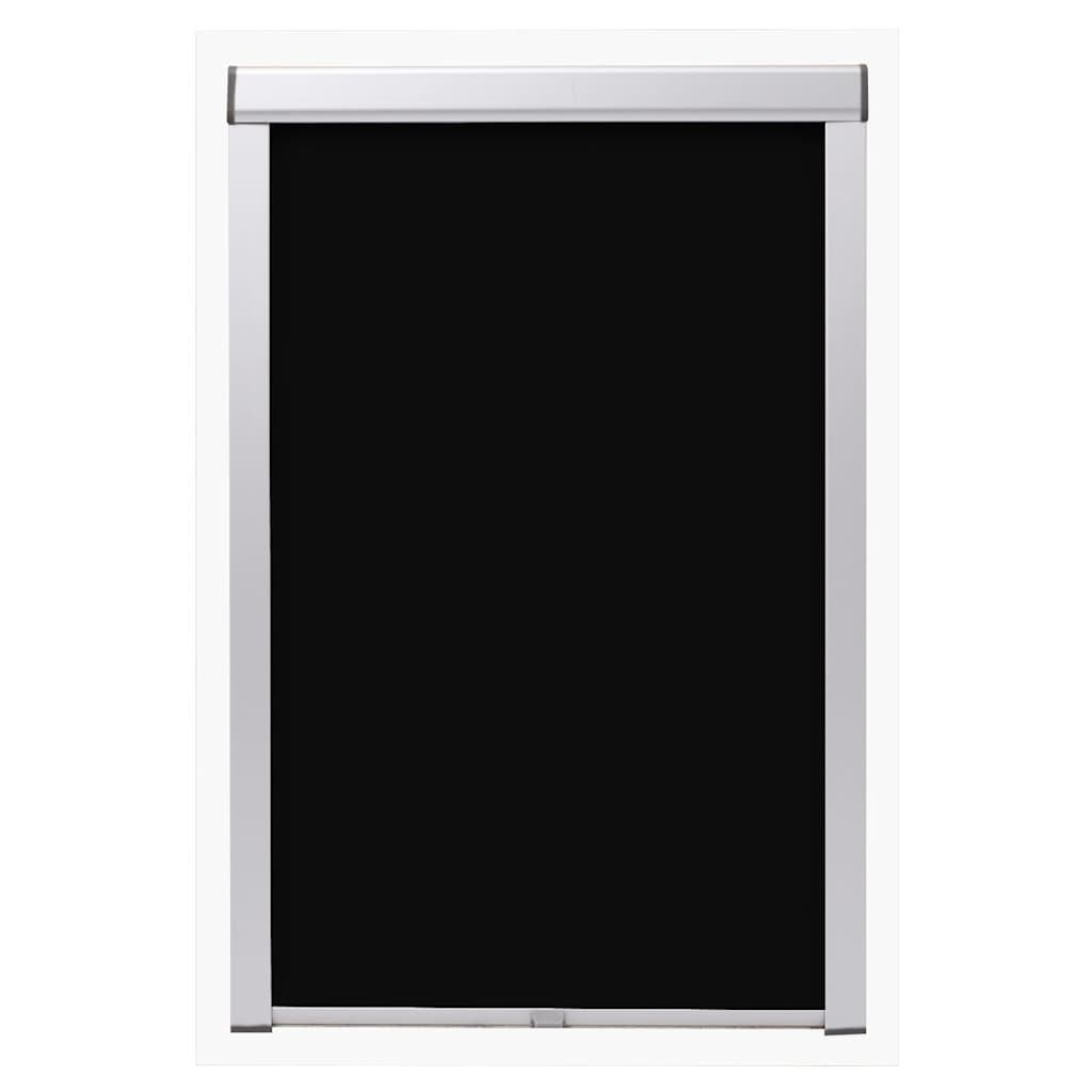 Vidaxl Roller condenado ciego Black U08 808