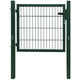 Vidaxl poort 100x100 cm staal groen