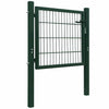 Vidaxl poort 100x100 cm staal groen