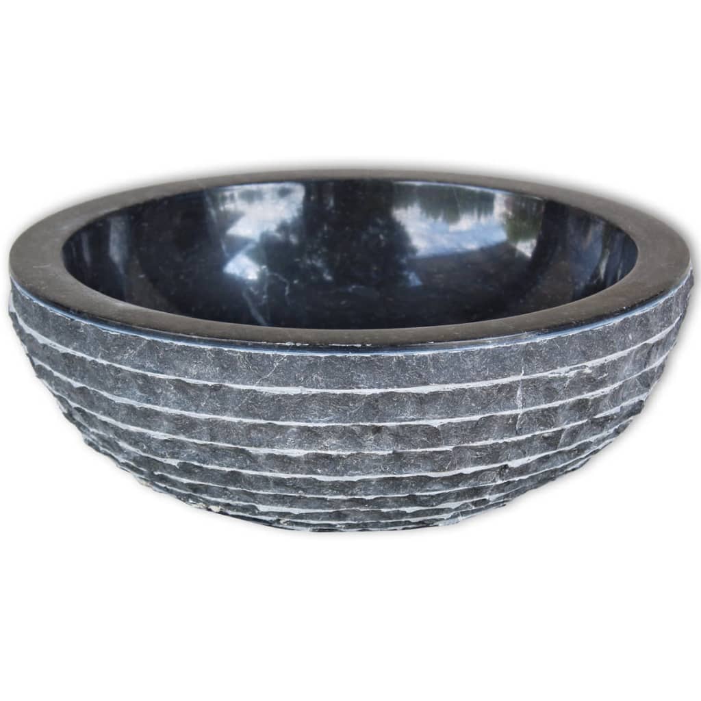Vidaxl Washbasin 40 cm in marmo nero