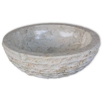 Vidaxl Washbasin 40 cm Crema di marmo