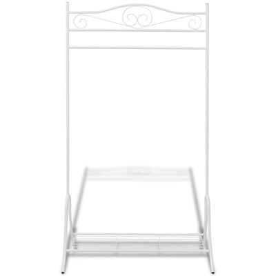 Rastrellino vidaxl acciaio bianco