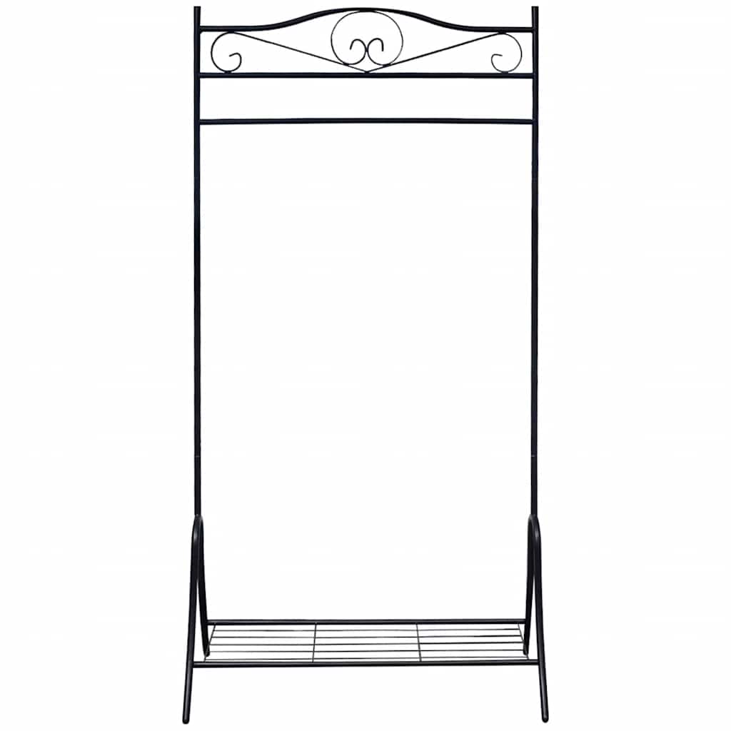 Vidaxl Ratch Rack de acero negro