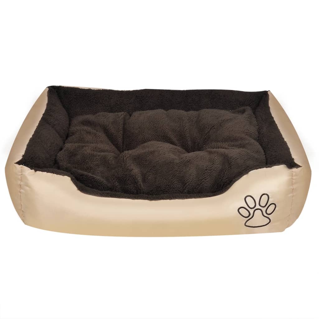 Vidaxl hondenmand bruin en beige xxl