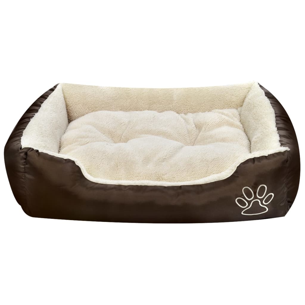 Vidaxl Dog Letto marrone e beige xxl