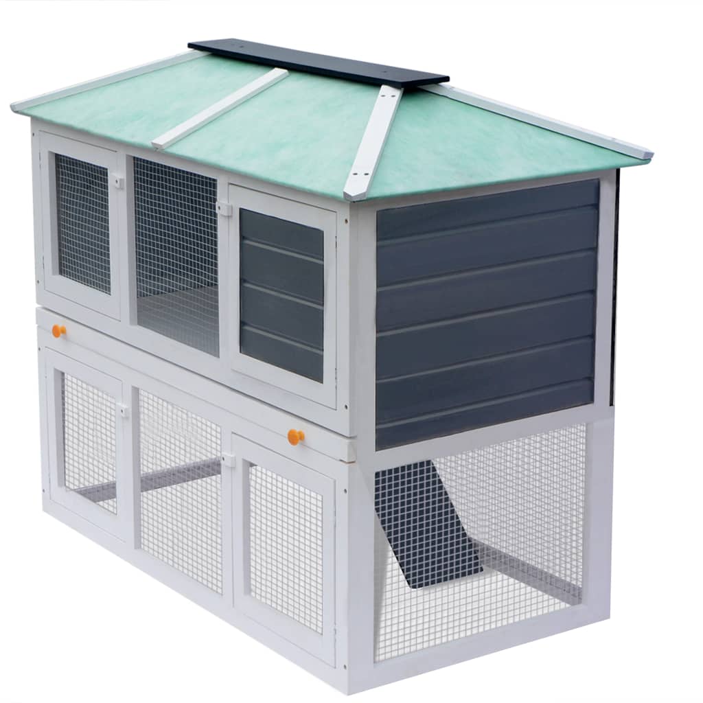 Vidaxl Animal Loft Due piani di legno