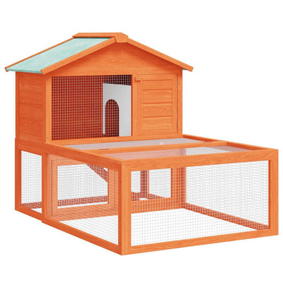 Vidaxl coniglio loft con legno run