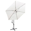 Vidaxl Floating Parasol 3 m Sand White