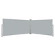 Parabrisas Vidaxl extensible 160x600 cm gris
