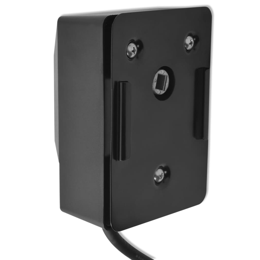 Vidaxl BBQ in esecuzione motore sputo 4 W Nero