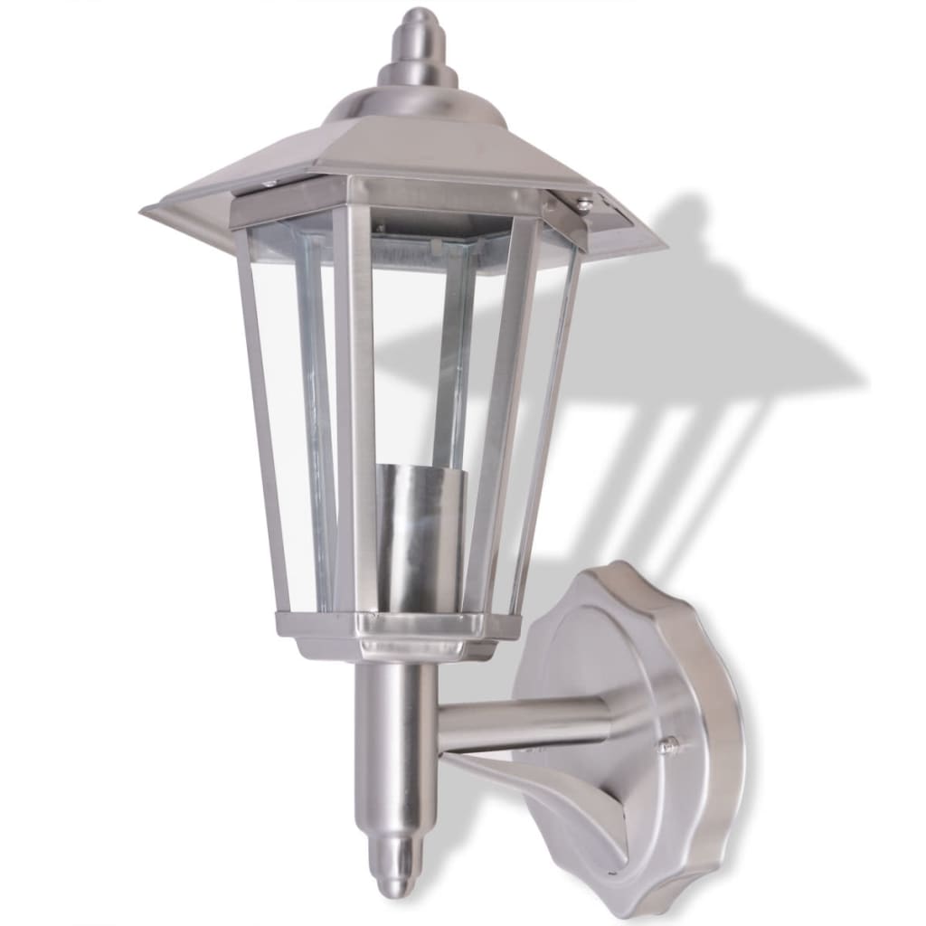Vidaxl Wall Lantern per acciaio inossidabile esterno