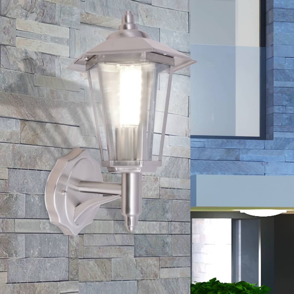 Vidaxl Wall Lantern per acciaio inossidabile esterno