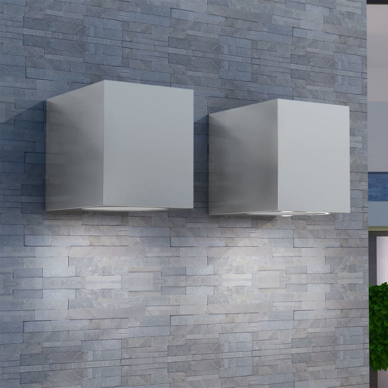 Vidaxl Lampada esterna Cube 2st